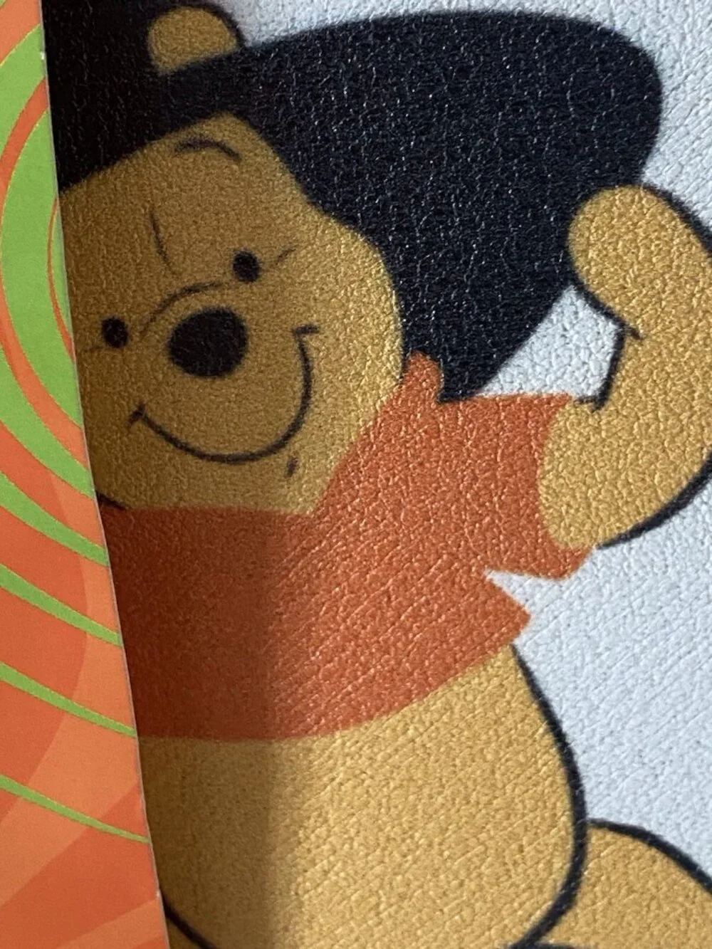Disney Winnie The Pooh QUICK DRYING RUBBER Kitchen Dish Mat 18 X 24” Halloween